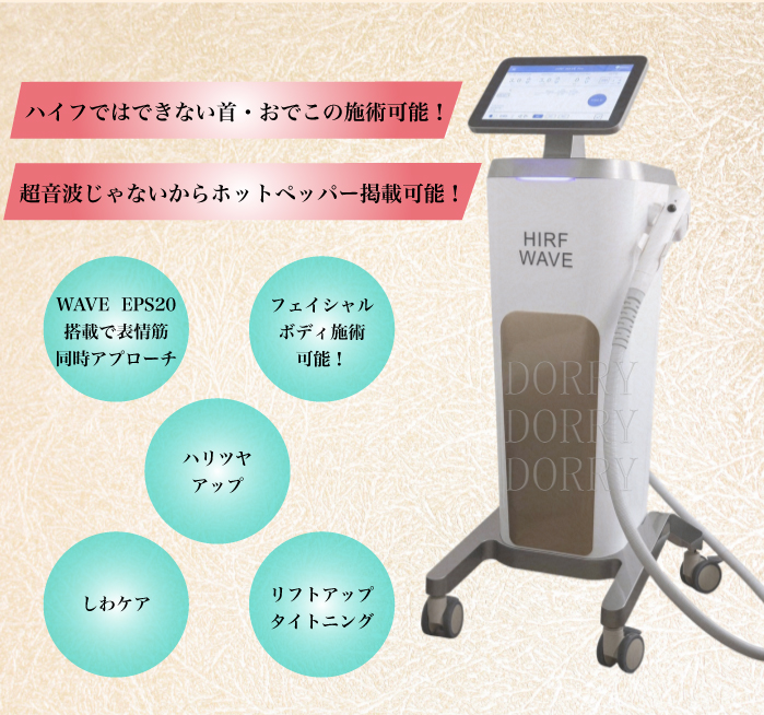 HIRF WAVE SERIES (ハイアールエフウェーブ) シワ・たるみ集中ケア  